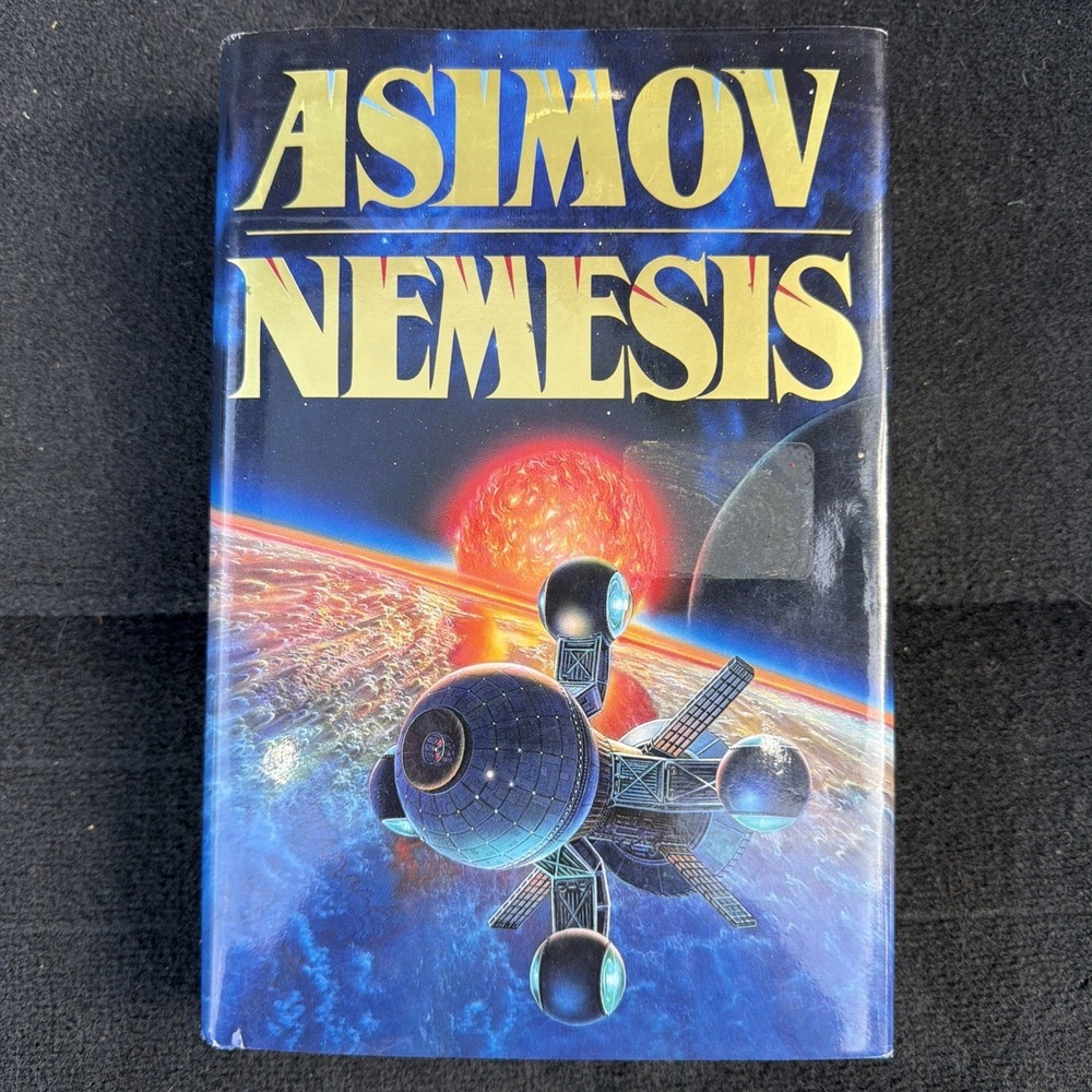 Nemesis Isaac Asimov 1st Limited Edition 1989 Hardback W/Dust Jacket Book Sci-fi